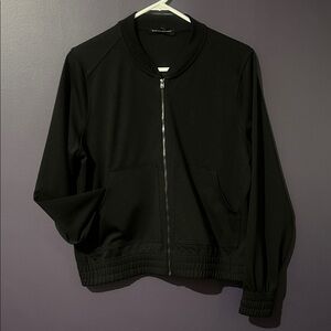 Banana Republic Classic Black Bomber Jacket